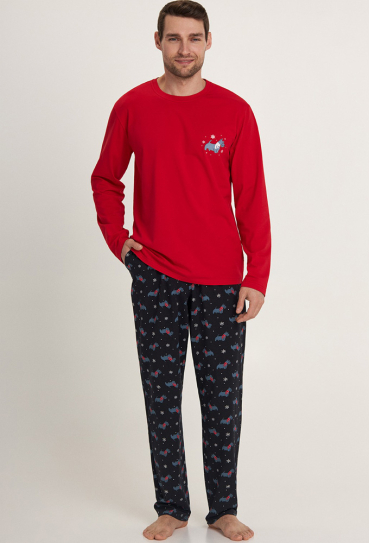 Пижама мужская хлопок Snowy Weather Ellen MPK 0180/04/03 Пижама мужская хлопок Snowy Weather Ellen MPK 0180/04/03