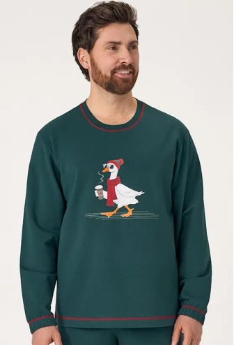 Пижама мужская двунитка Too Cool Goose Ellen MPF 0881/02/02