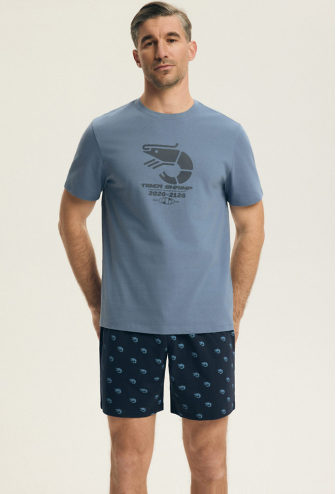 Пижама мужская хлопок Brad Henderson 44520DG