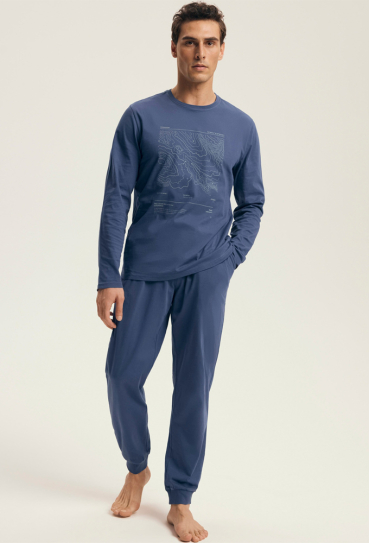 Пижама мужская хлопок Local Henderson 43464JN