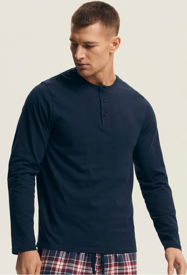 Пижама мужская хлопок Noir Henderson 43457GR фото