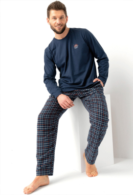 Пижама мужская фланелевая Key MNS 481 B25-4