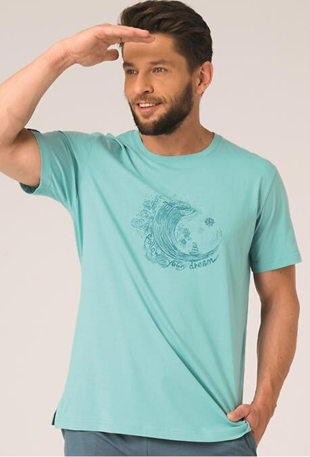 Піжама чоловіча бавовна Key МNS 738-4 фото