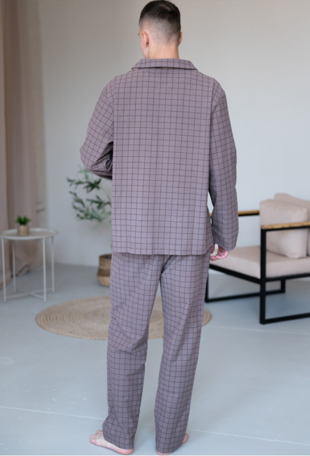 Пижама мужская фланелевая LoomLine 13-13FK фото