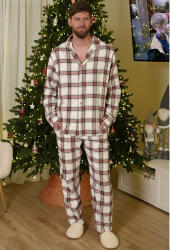 Піжама чоловіча фланелева LoomLine 13-13KH