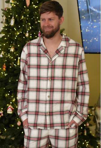 Пижама мужская фланелевая LoomLine 13-13KH