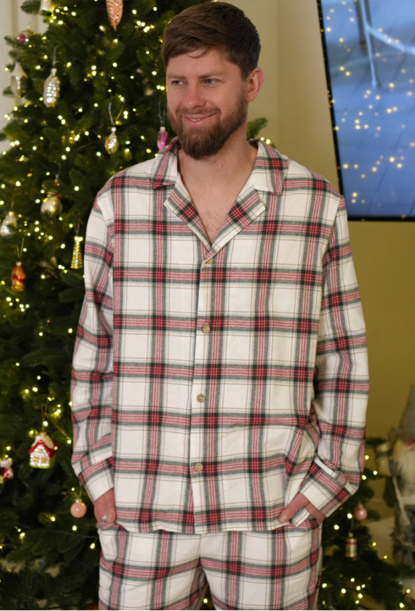 Пижама мужская фланелевая LoomLine 13-13KH фото