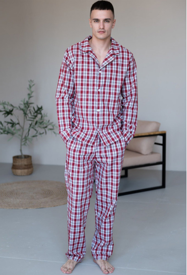Пижама мужская фланелевая LoomLine 13-13RK
