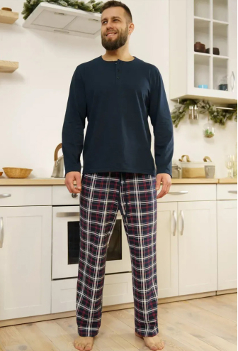 Пижама мужская хлопок Mi-Mi 12-44SS