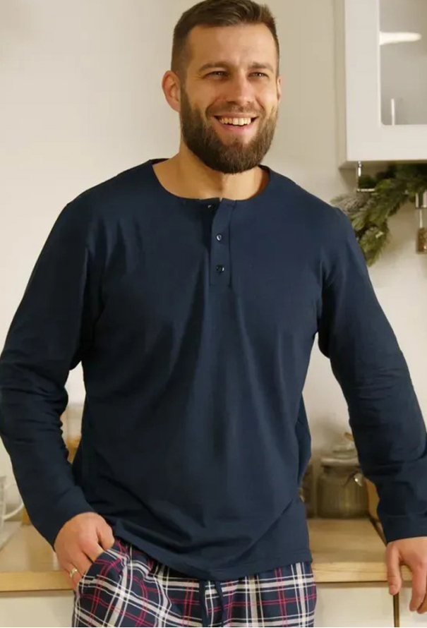 Пижама мужская хлопок Mi-Mi 12-44SS фото