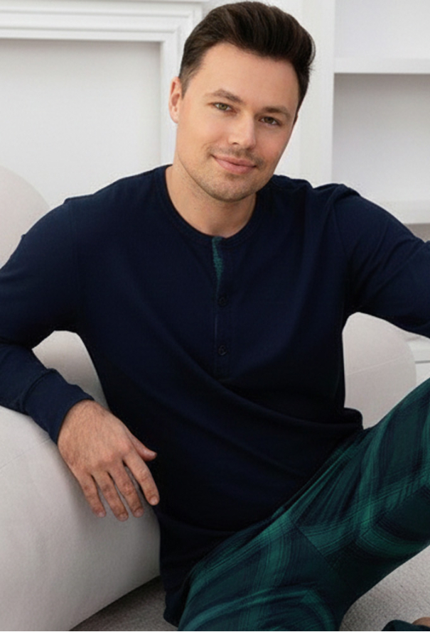 Піжама чоловіча бвовна Luke Sensis 08-862 фото