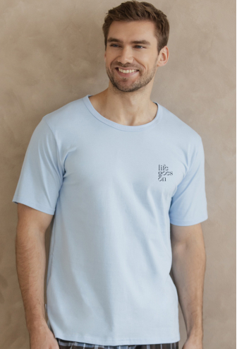 Піжама чоловіча бавовна Teo Taro 3582