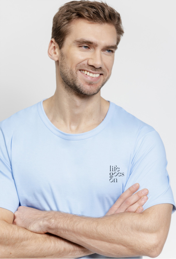 Пижама мужская хлопок Teo Taro 3582 фото