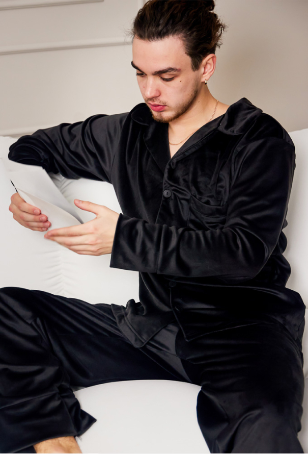 Пижама мужская велюровая Tomiko 409CH фото