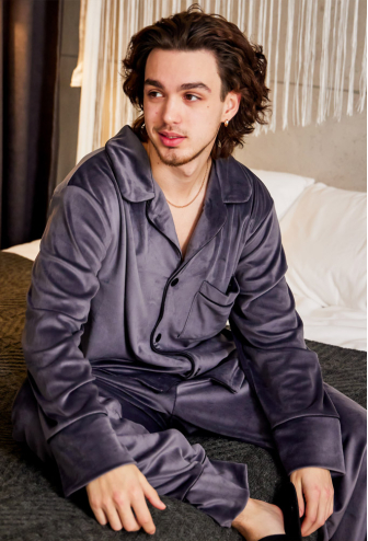 Пижама мужская велюровая Tomiko 409GF