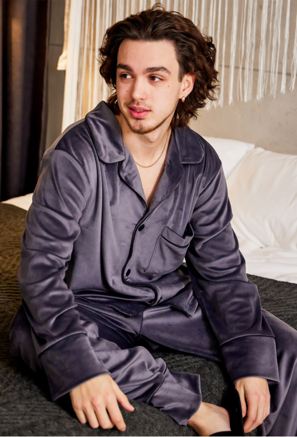 Пижама мужская велюровая Tomiko 409GF фото