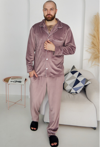 Пижама мужская велюровая Tomiko 409KP