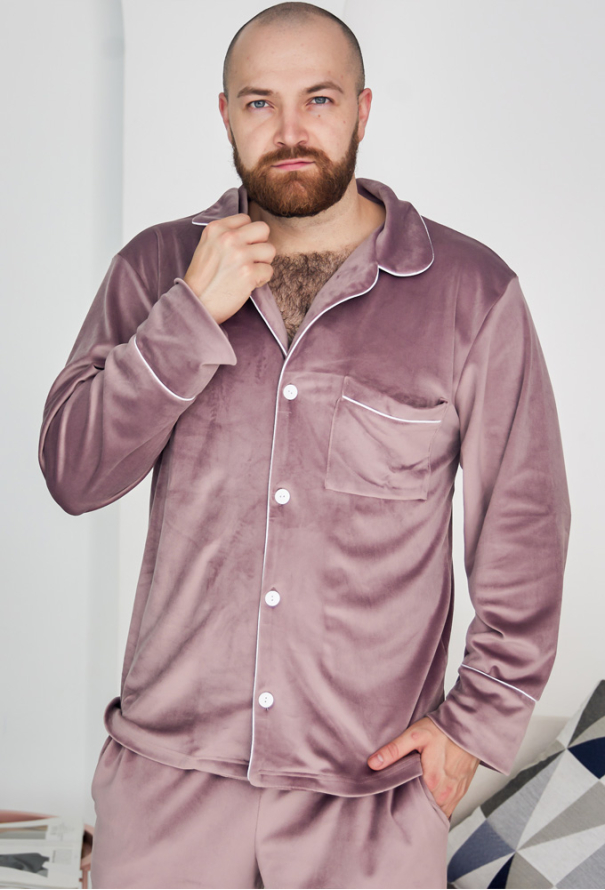 Пижама мужская велюровая Tomiko 409KP фото