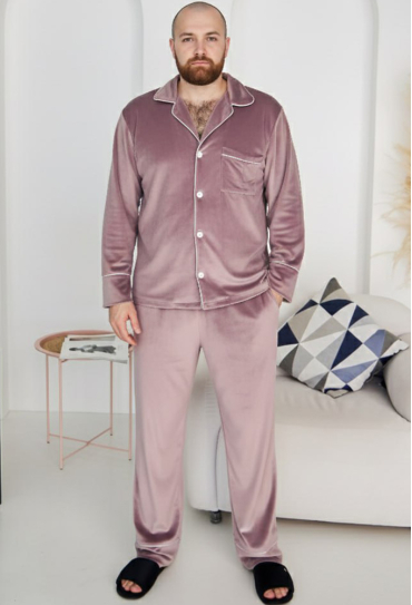 Пижама мужская велюровая Tomiko 409KP