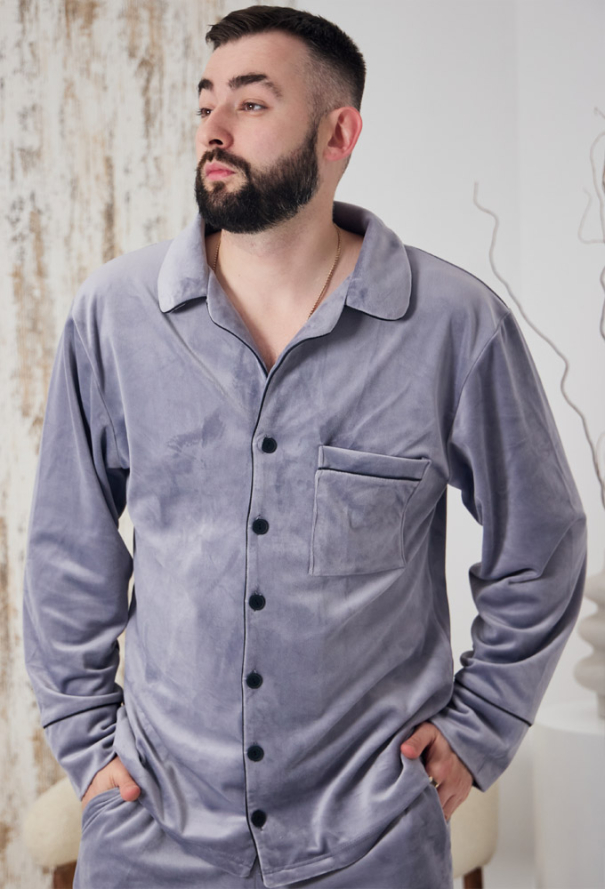 Пижама мужская велюровая Tomiko 409S фото