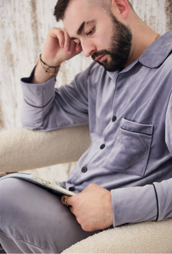 Пижама мужская велюровая Tomiko 409S фото