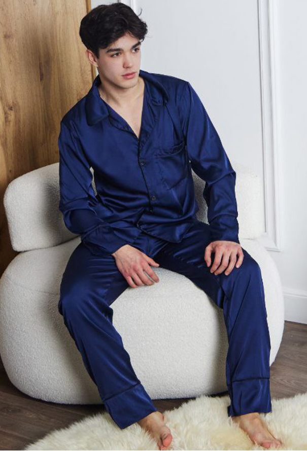 Пижама мужская шелковая Tomiko 410TS фото