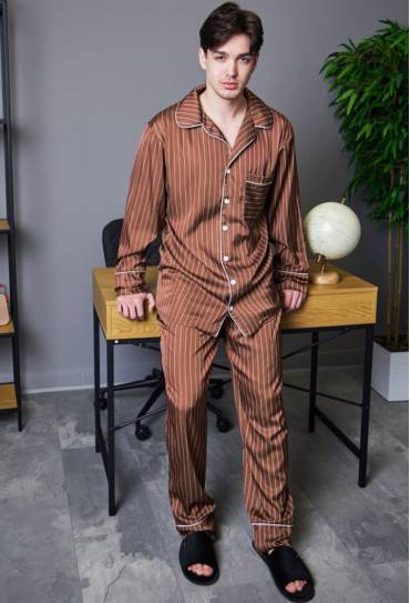 Пижама мужская шелковая Tomiko 410SHS