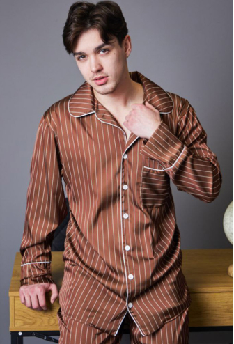 Пижама мужская шелковая Tomiko 410SHS