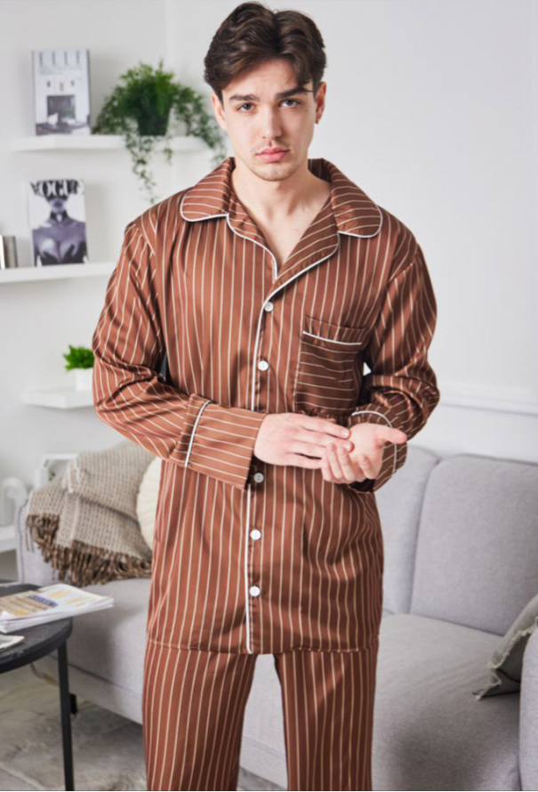 Пижама мужская шелковая Tomiko 410SHS фото