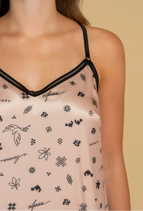 Піжама жіноча шовкова Obrana 806-6219CB фото