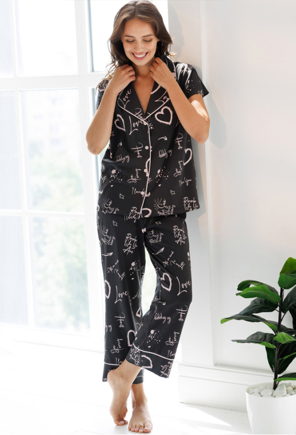 Пижама женская хлопок Don't Worry Roksana 1879-16376 фото