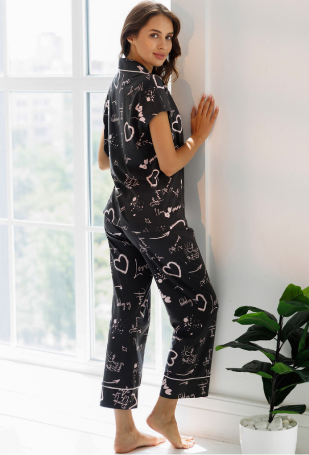 Пижама женская хлопок Don't Worry Roksana 1879-16376 фото