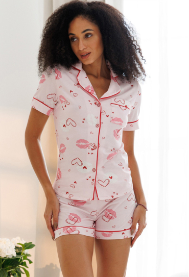 Пижама женская хлопок Kisses Roksana 1694-16162