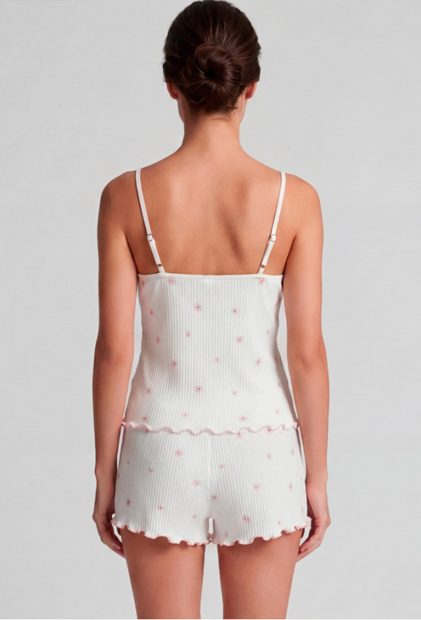 Піжама жіноча бавовна рубчик Kvitto Roksana 1946-42032 фото