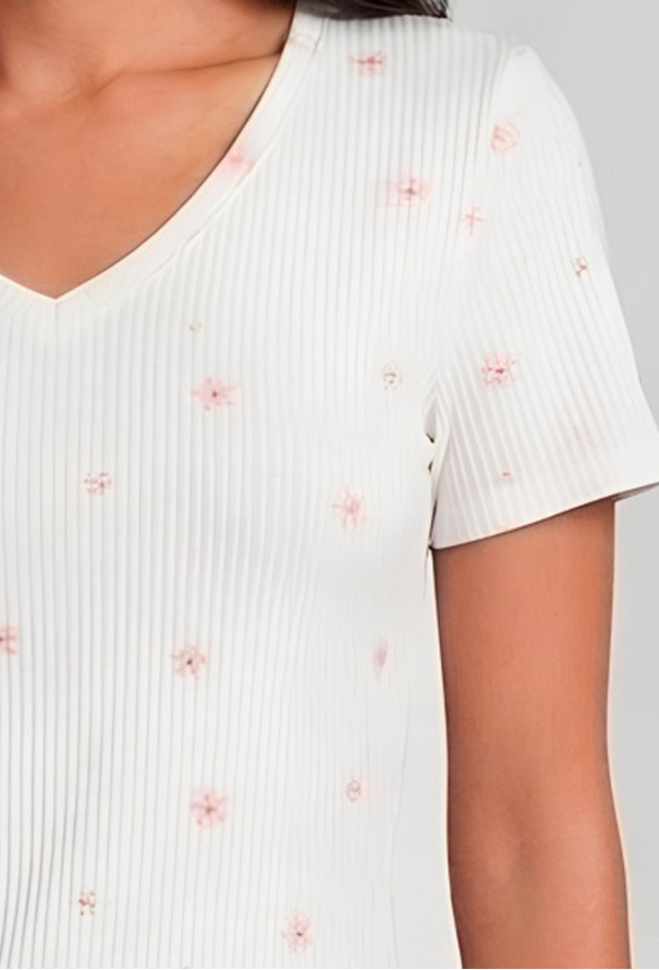 Пижама женская хлопок рубчик Kvitto Roksana 1947-42032 фото