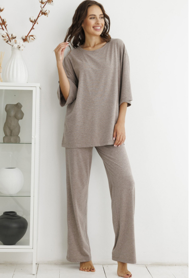 Піжама жіноча бавовна Melange Roksana 1908-12067