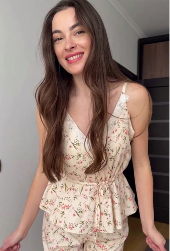 Піжама з халатом штапель DaLi 14-37G