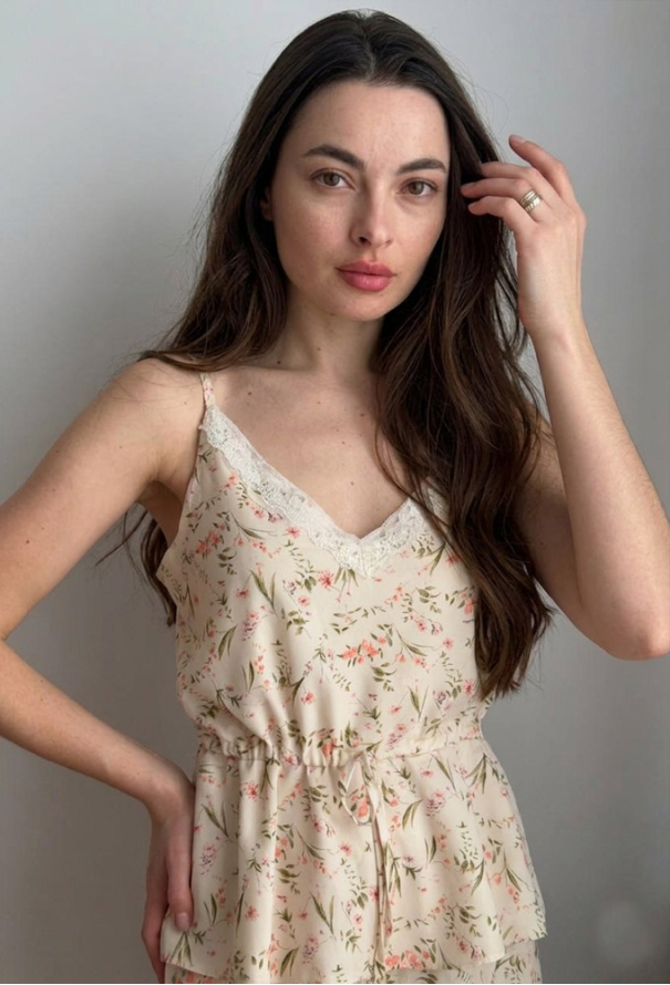 Пижама с халатом штапель DaLi 14-39G фото