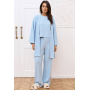 Пижама с халатом трикотаж DaLi 14-71BL