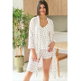 Піжама жіноча з халатом муслін LoomLine 13-17TW