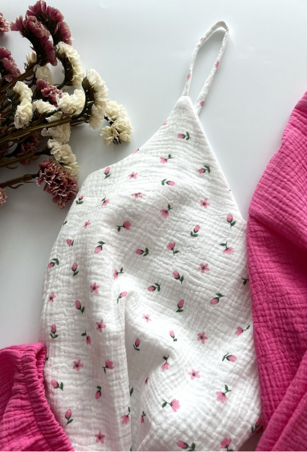 Піжама жіноча з халатом муслін LoomLine 13-17TB фото