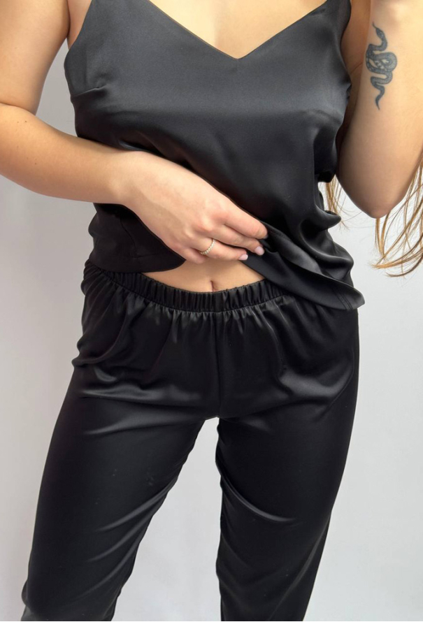 Пижама женская с халатом шелк V.Velika 163-24ZB фото