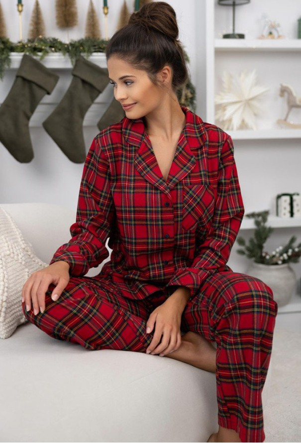 Пижама женская фланелевая Dayana Sensis 08-849 фото