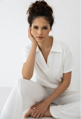 Піжама жіноча трикотаж рубчик Zuri Sensis 08-897-3