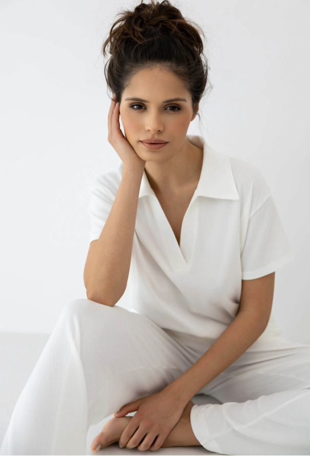 Пижама женская трикотаж рубчик Zuri Sensis 08-897-3 фото