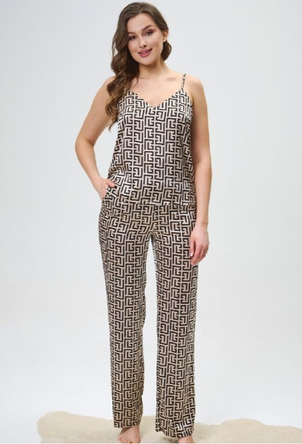 Пижама женская шелковая Shato 2811 фото