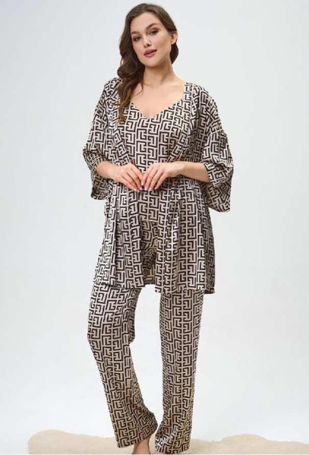 Пижама женская шелковая Shato 2811 фото