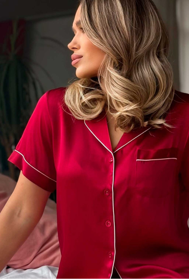 Піжама з натурального шовку Milan Silk Kiss 107-708KR фото