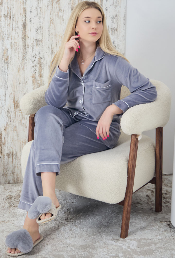 Піжама жіноча велюрова Tomiko 902S фото
