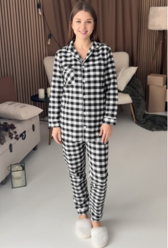Пижама женская фланелевая Tomiko 913WCH
